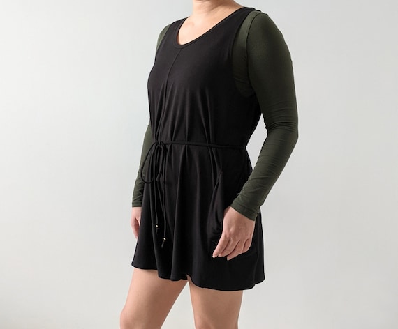 Pixie Pocket Romper / Wear Multiple Ways / Wear V-Neck or Scoop Neck / More Colors!