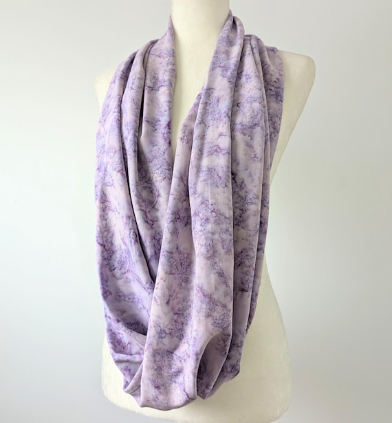 Hand Dyed Rayon Woven Infinity Scarf / More Colors!