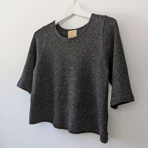 Dahlia 3/4 Sleeve Knit Cropped Top / More Fabrics!