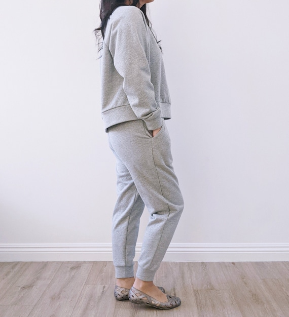 Metallic French Terry Sweatpants With Pockets / Choose Regular or Petite /  Joggers / Sparkle / Heathered Gray Silver / Heathered Taupe Gold 