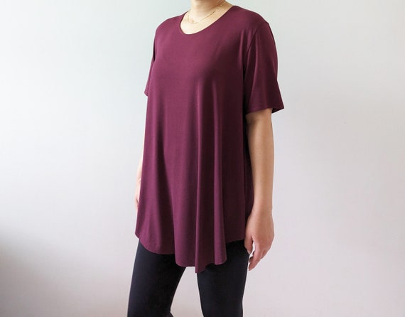 Crew Neck Cropped Tee or Tunic Tee / S-XL / More Colors!