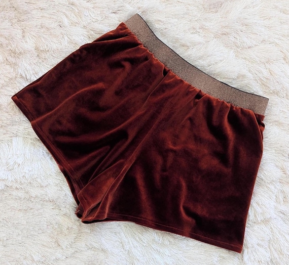 Velvet High Waist Shorts with Pockets / More Colors!