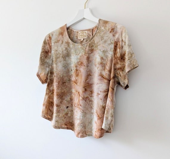 Woven Flowy Cropped Blouse or Tunic Blouse / More Colors!