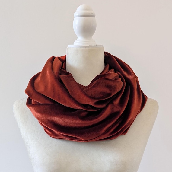 Velvet Infinity Scarf / More Colors!