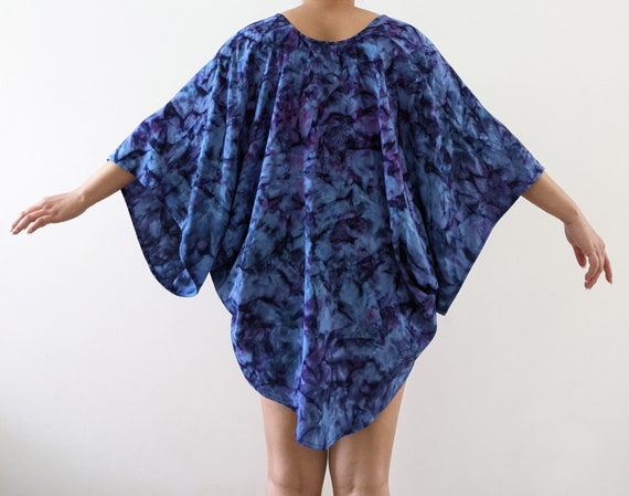 Hand Dyed Kimono Sleeve Cardigan