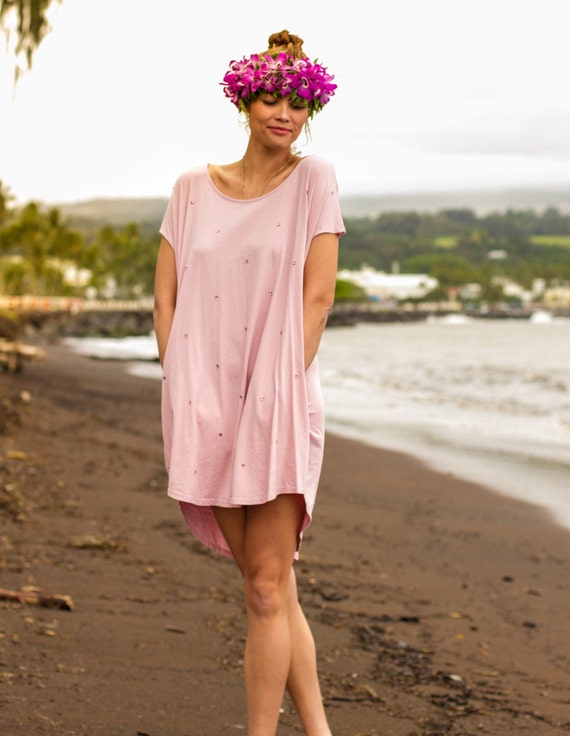 Sparkle TShirt Dress with Pockets