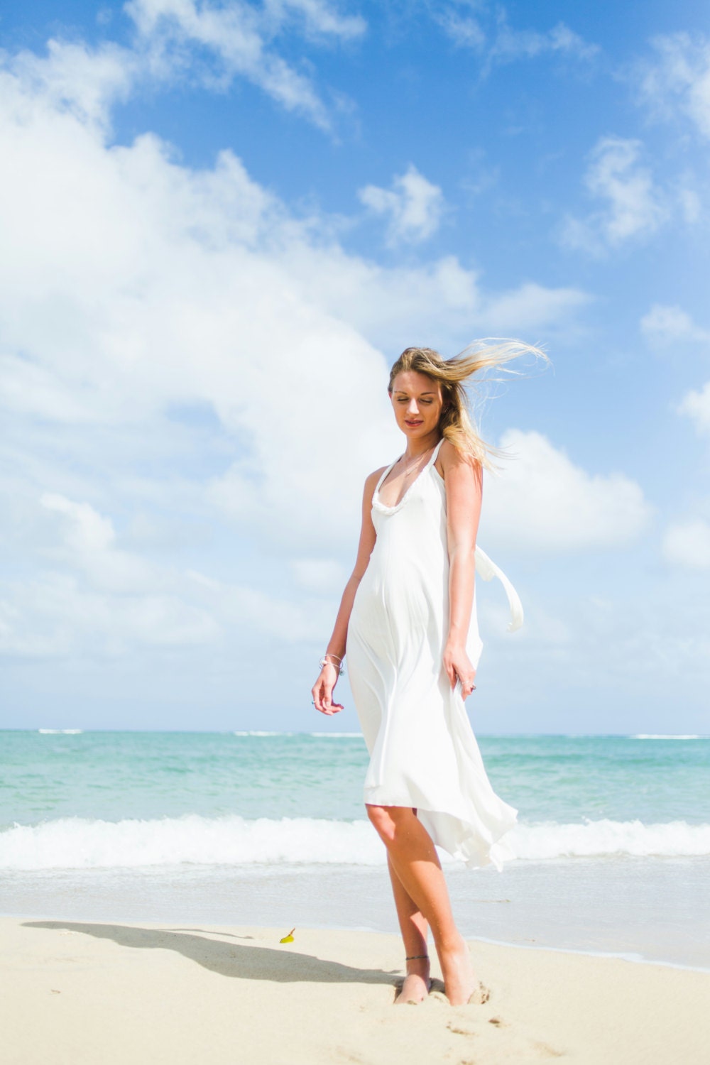 Fern - High-Waist Flounce Collar Dress