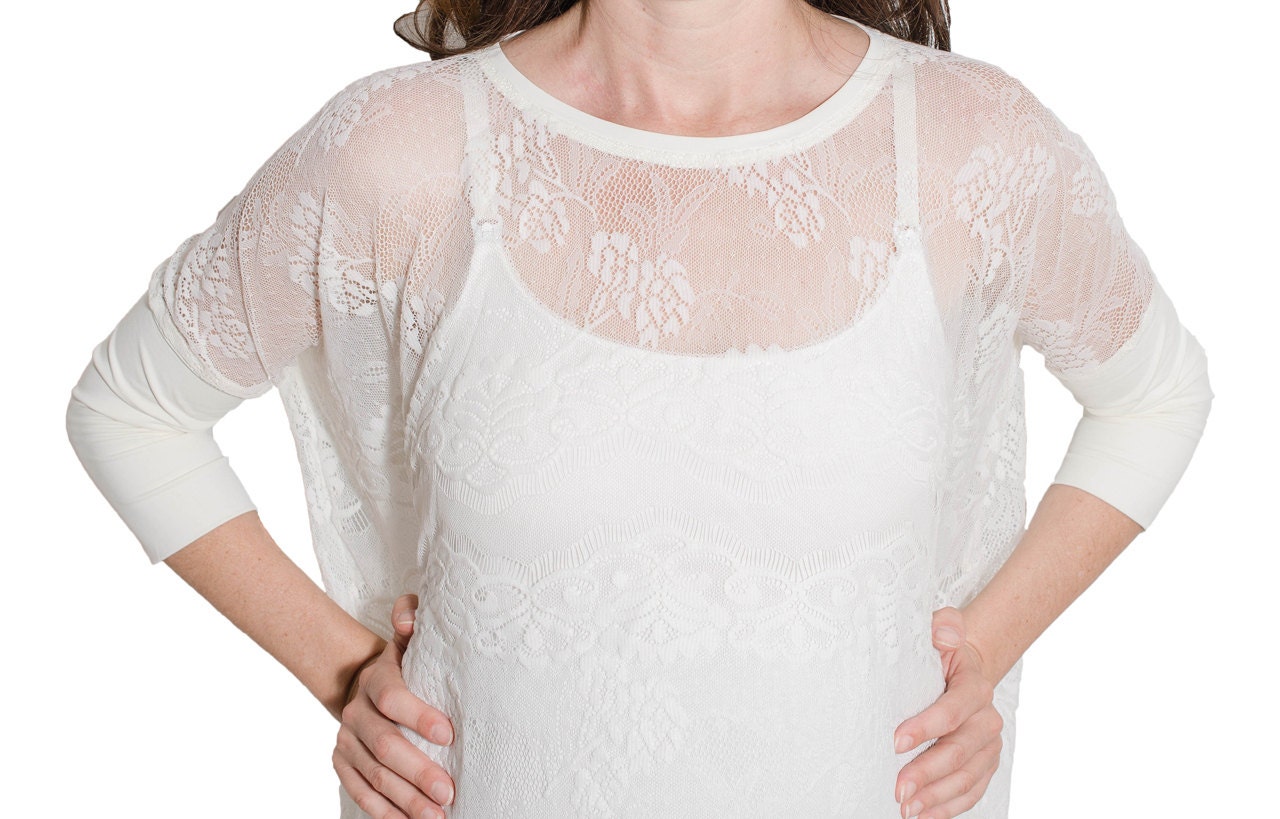 lace maternity shirt