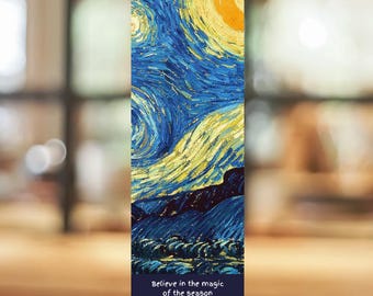 Artistic Bookmark, Believe in the Magic Book Lover Bookmark, Pretty Bookmark, Cute Bookmark
