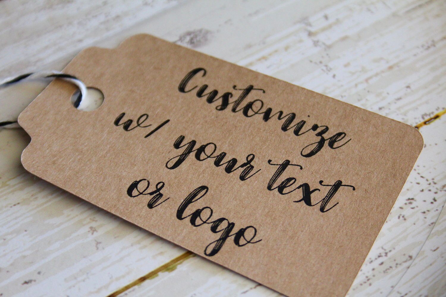 YOUR TEXT HERE, Your Logo Here, Wedding Favor Tag, Branding Tag, Mark…