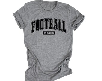 Football Mama Graphic Tee, Football Tee, Sports Mama, Sublimation Design