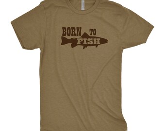 Born to Fish Fishing T-Shirt, Fishing Dad Shirt, Fishing Gift, Fishing Lover Dad Tshirt, Father's Day Tshirt
