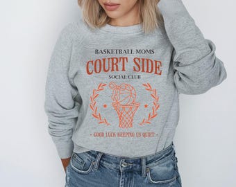 Basketball Mom's Social Club Graphic Sweatshirt
