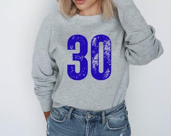 Custom Sports Number Sweatshirt