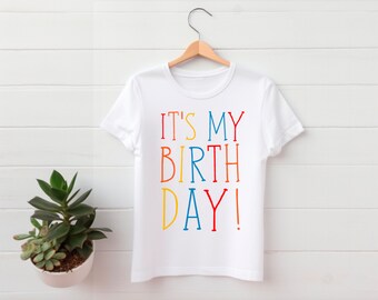 Birthday Kids Tee, It's My Birthday Youth T-Shirt, Happy Birthday, Birthday Tee