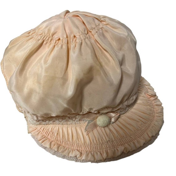 Vintage Baby Bonnet Hat 1930's -1940's - image 1