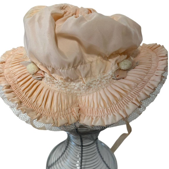 Vintage Baby Bonnet Hat 1930's -1940's - image 2