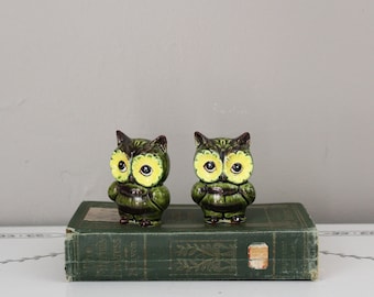 Owl Salt and Pepper Shakers