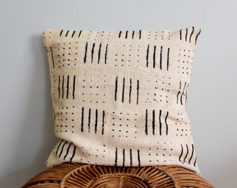 African Mudcloth Pillow