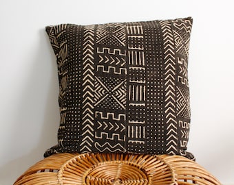 African Mudcloth Pillow