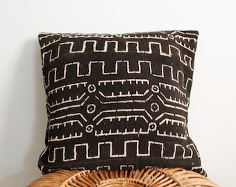 African Mudcloth Pillow