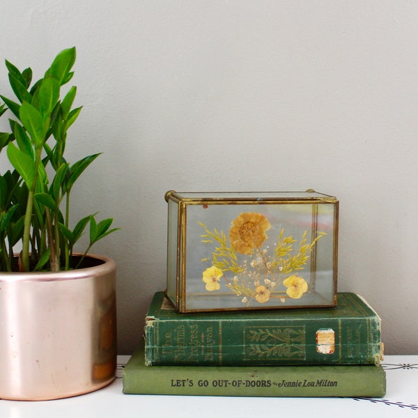 Pressed Flower Curio Box