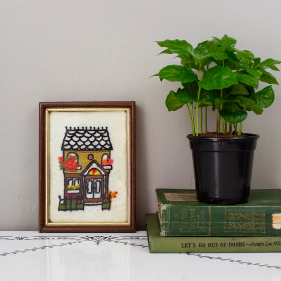 Tiny Embroidered House