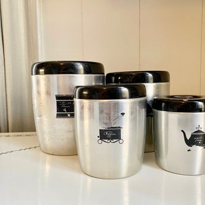 Spun Aluminum Canister Set