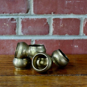 Brass Napkin Rings- Set of 6