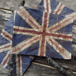 Primitive Union Jack Flag Poke: British Home Decor