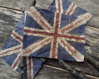 Primitive Union Jack Flag Poke: British Home Decor