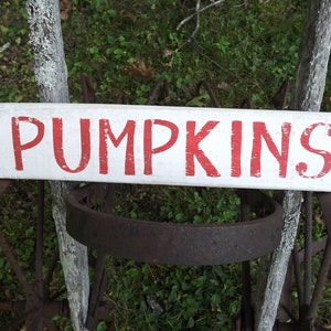 Pumpkin Sign, Recycled Pallet Wood Pumpkin Sign image 6