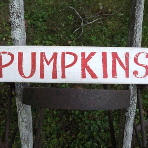 Pumpkin Sign, Recycled Pallet Wood Pumpkin Sign image 4