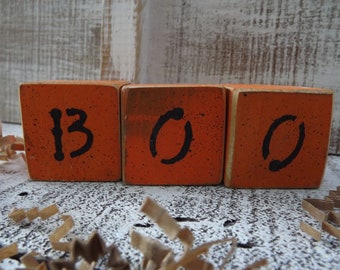 Halloween Blocks, BOO Blocks