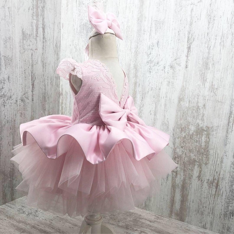 Pageant Dress Pink Poofy Tutu Dress