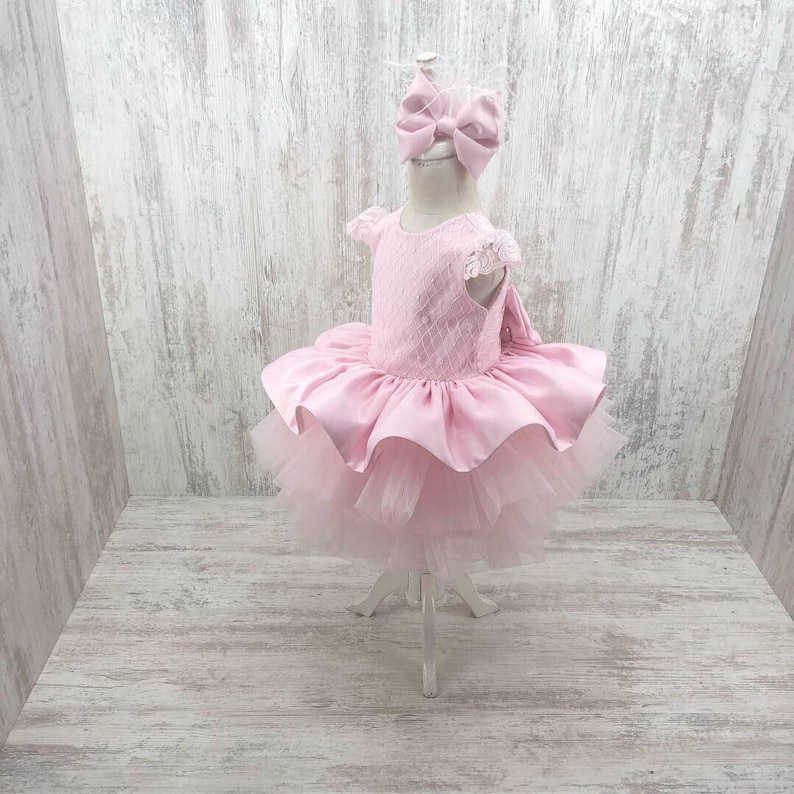 Pageant Dress Pink Poofy Tutu Dress