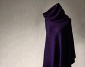 Women sweater, knit poncho, wool poncho, purple poncho, purple scarf, wrap women, women poncho, knit scarf, wrap sweater, knit sweater