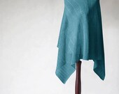 PURE LINEN PONCHO, knitted machine, wrap poncho, linen sweater, knit poncho,linen cape,women poncho,women sweater,natural poncho,linen scarf