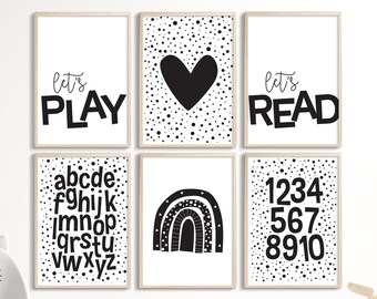 Playroom Wall Art - Etsy