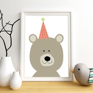Nursery Room, Cute Baby Animals Printable Wall Art, Playroom Prints ...