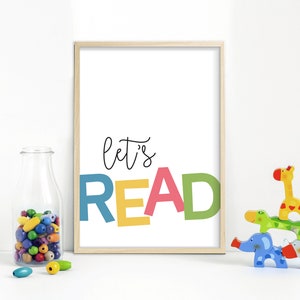 Set of 6 Playroom Kids Posters, Printable Wall Art, Colorful Neutral ...