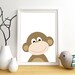 Set of Eight Nursery Animals Printable Wall Art Baby Room - Etsy