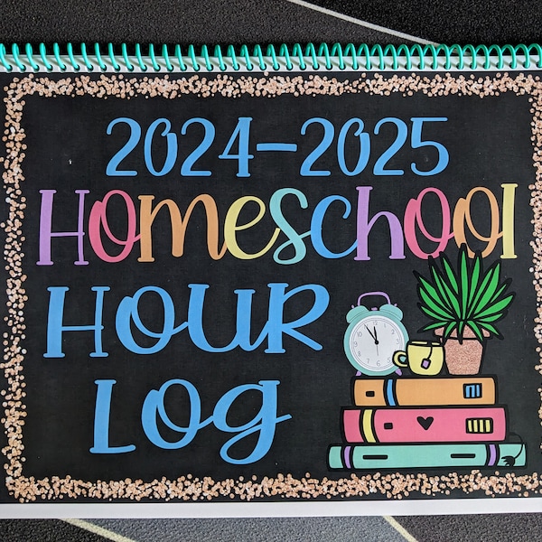 2024/2025 Simple Homeschool Hour Log Book