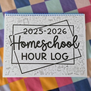 DIGITAL ONLY - 2025-2026 Simple Homeschool Hour Log Book (Missouri)