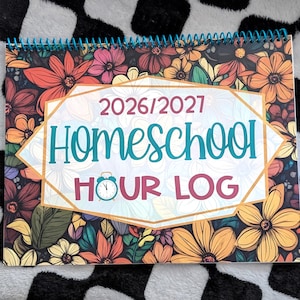 2026-2027 Simple Homeschool Hour Log Book (Missouri)