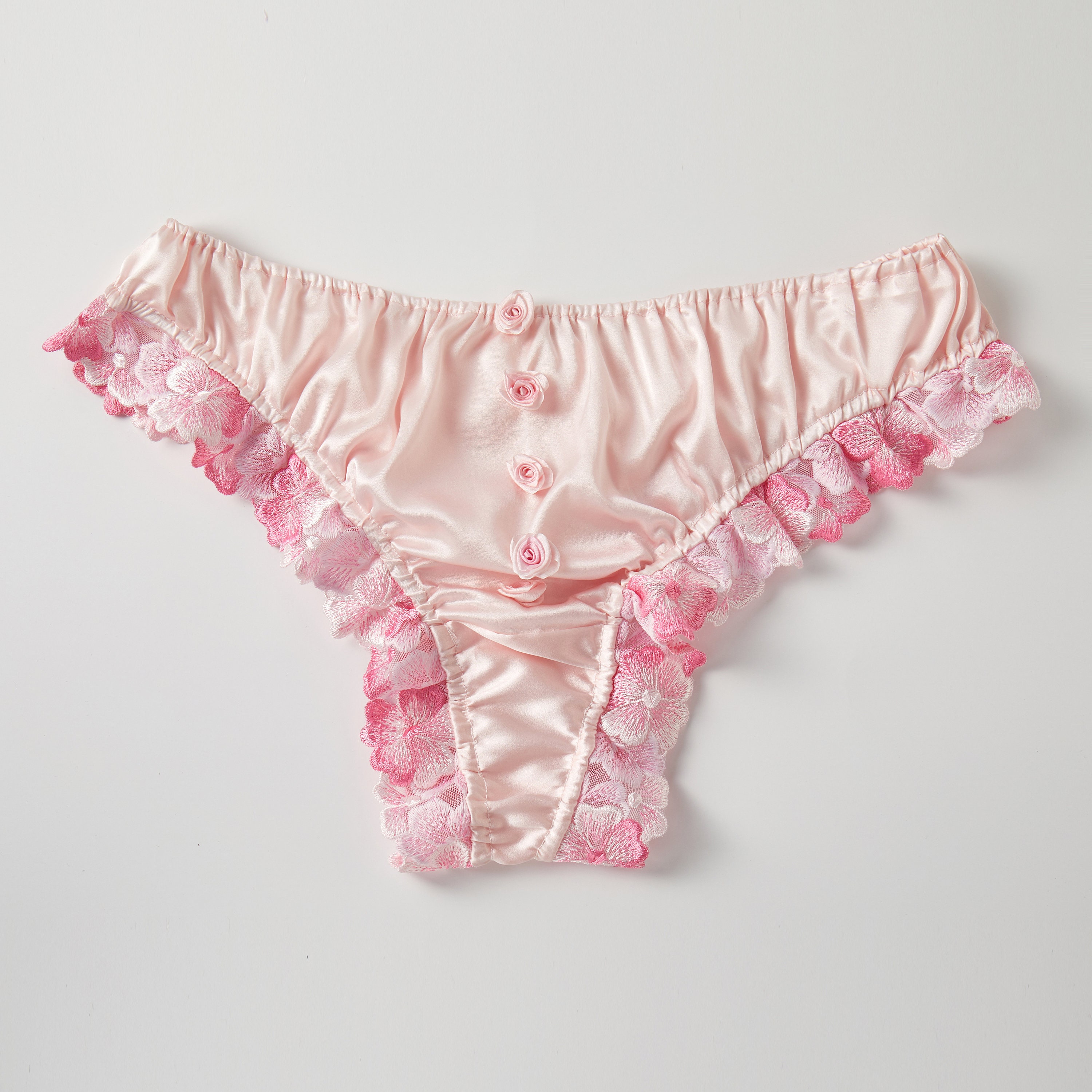 Bikini Pure Mulberry Silk Pantie Mid Waist 22 Momme Float