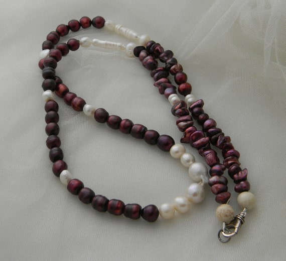 Amethyst rabbit pendant /& beads w cultured Baroque pearls necklace rabbit fertility amulet beaded jewelry amethyst necklace w pearls