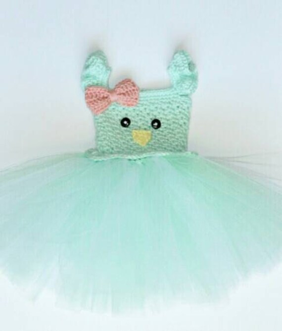 Easter Chick Tutu Dress Crochet Easter Baby Toddler Ruffle Etsy