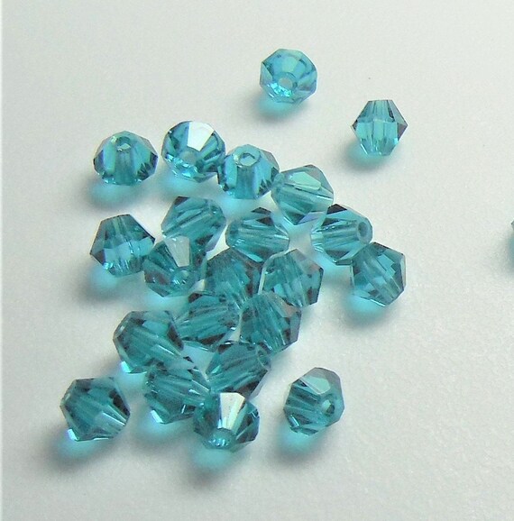 CRYSTAL BEAD BRACELET 4 MM SPARKLED OCEAN GREEN CRYSTAL BEAD BRACELET 4 MM SPARKLED OCEAN GREEN