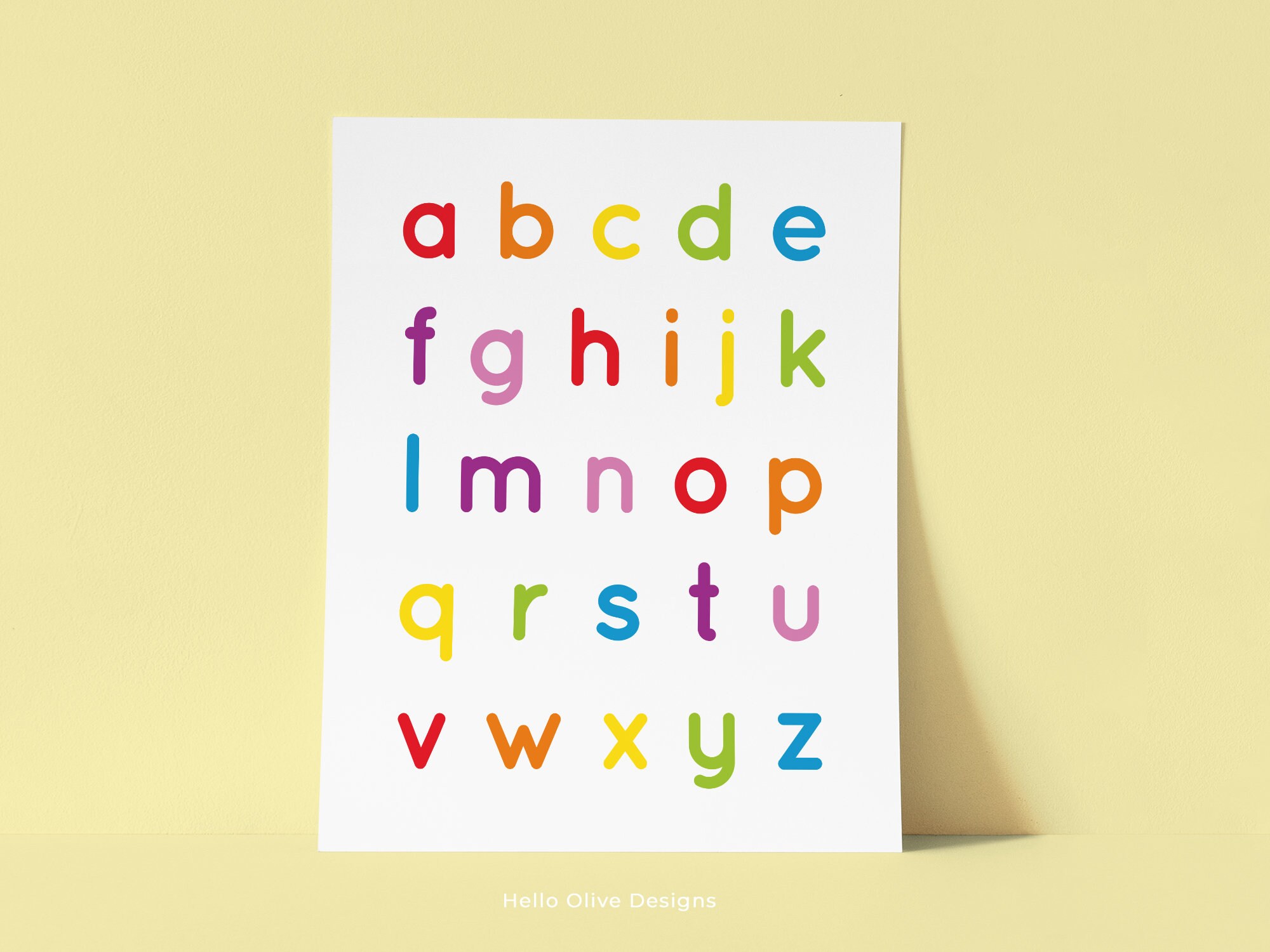 Nursery Art Set Preschool Educational Posters Classroom Etsy